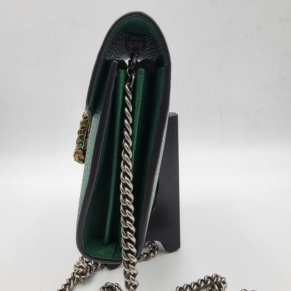 Gucci Dionysus Calfskin Leather Chain Shoulder Crossbody Bag, Authentic w/COA !! - Picture 4 of 16